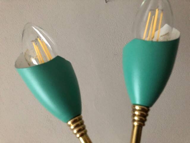 Double vintage Italian wall light 1950s