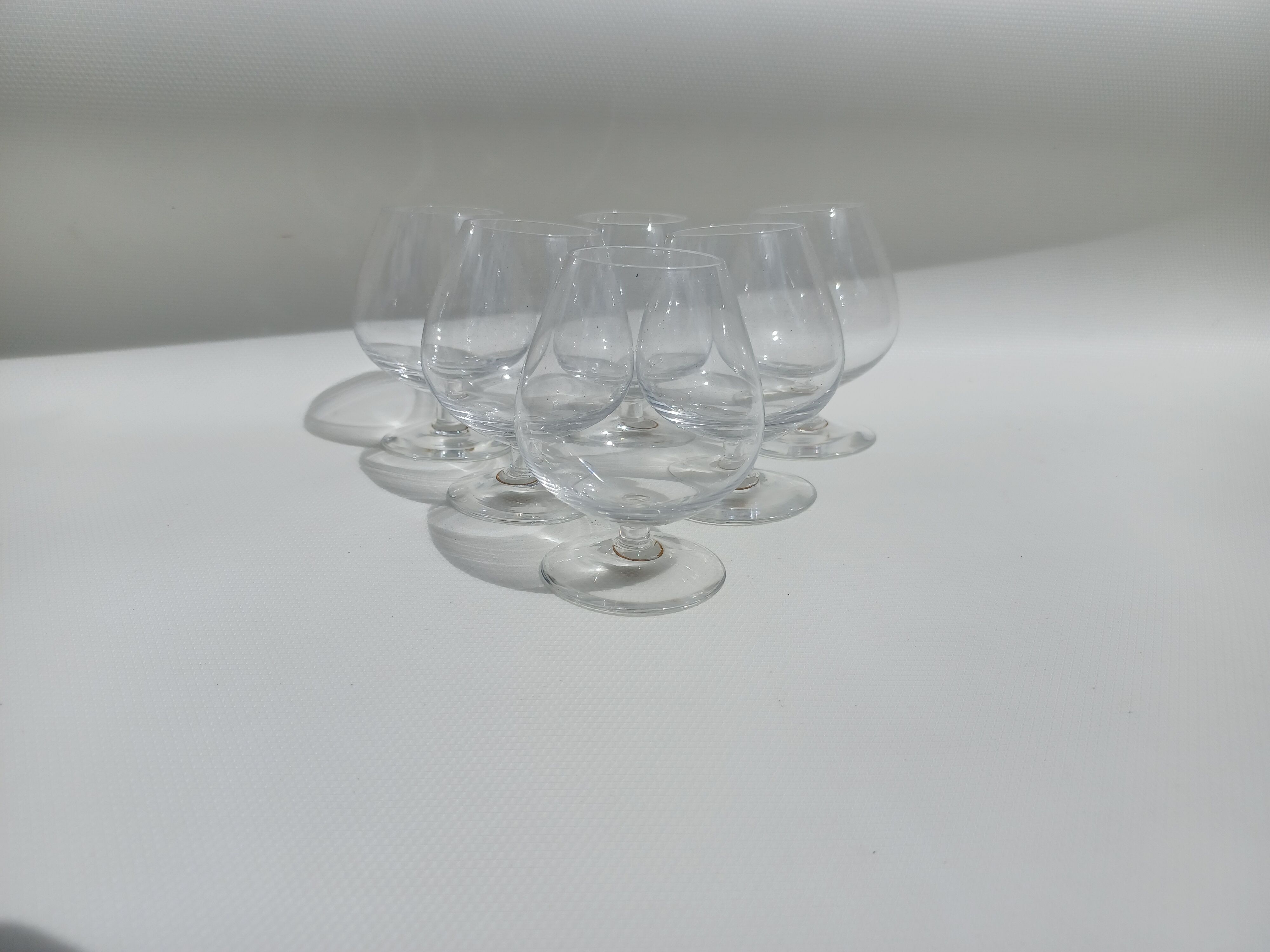 Box of 6 digestive glasses in lorraine crystal 50