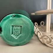 Oiler vintage vinegar 1950 ceramic and perforated metal