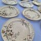 Set of 12 Terre De Fer Plates Manufacture Moore & Co Model Como
