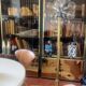Sputnik floor lamp brass