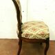 Pair of Napoleon III chairs in 19th century carved mahogany
