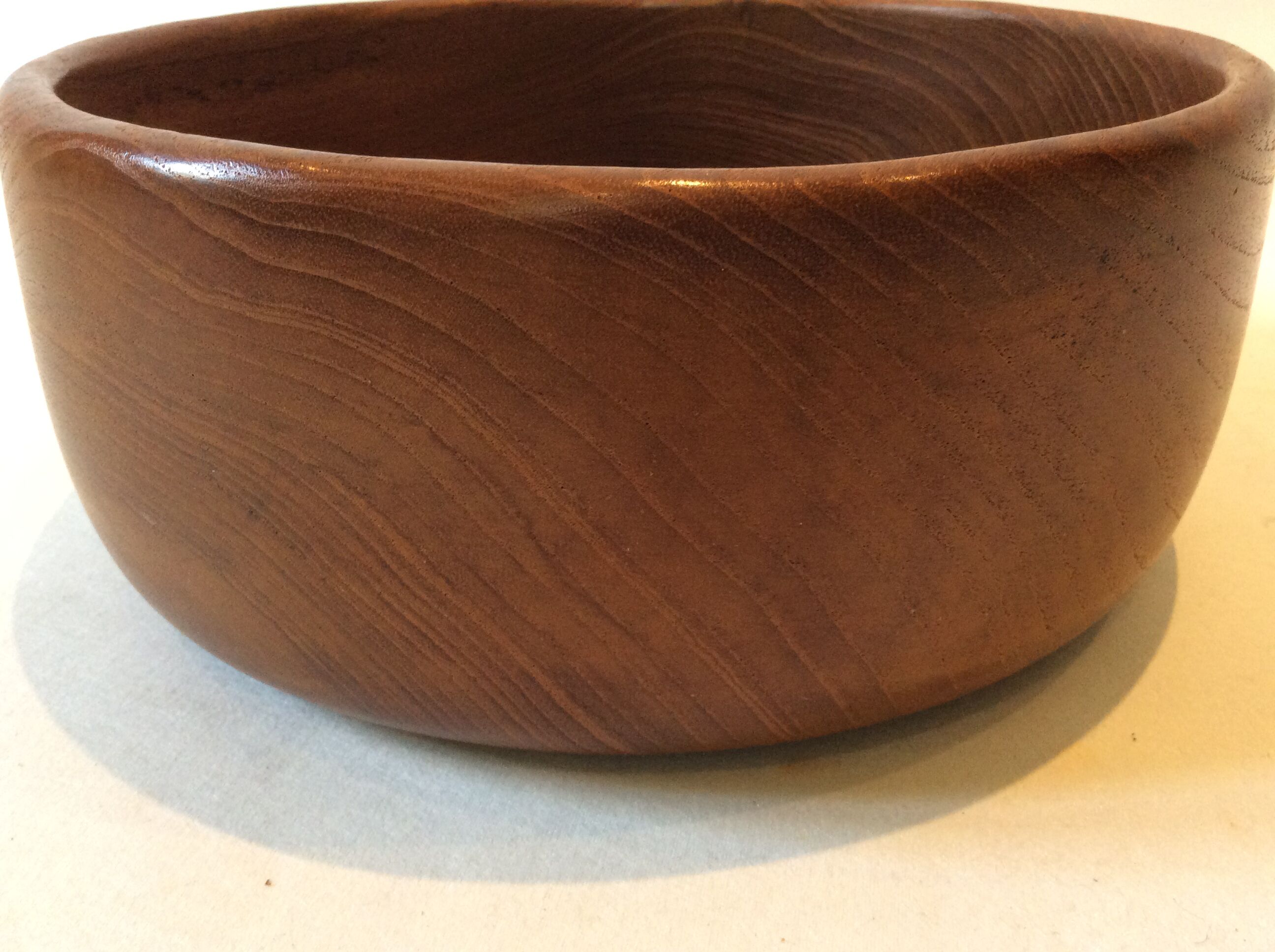 Scandinavian-style teak salad