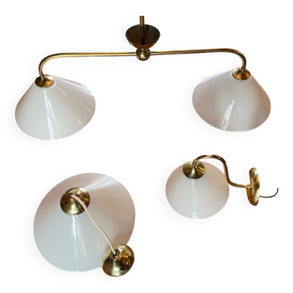 Retro lighting set