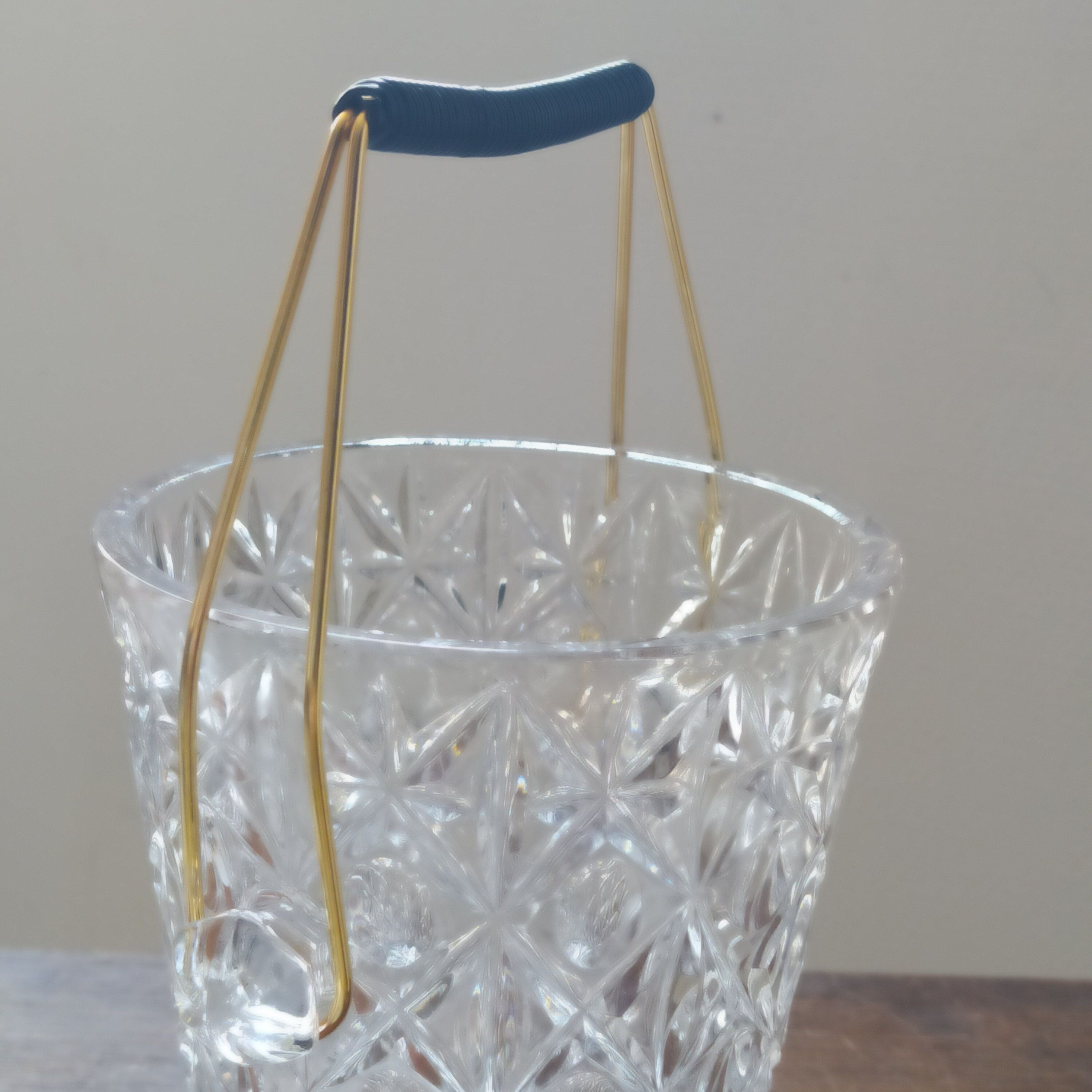 Crystal ice bucket 1950/1960
