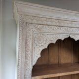 White Indian bookcase