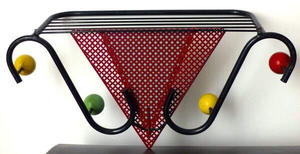 Mathieu MATEGOT Porte-manteau mural des années 1950/1960