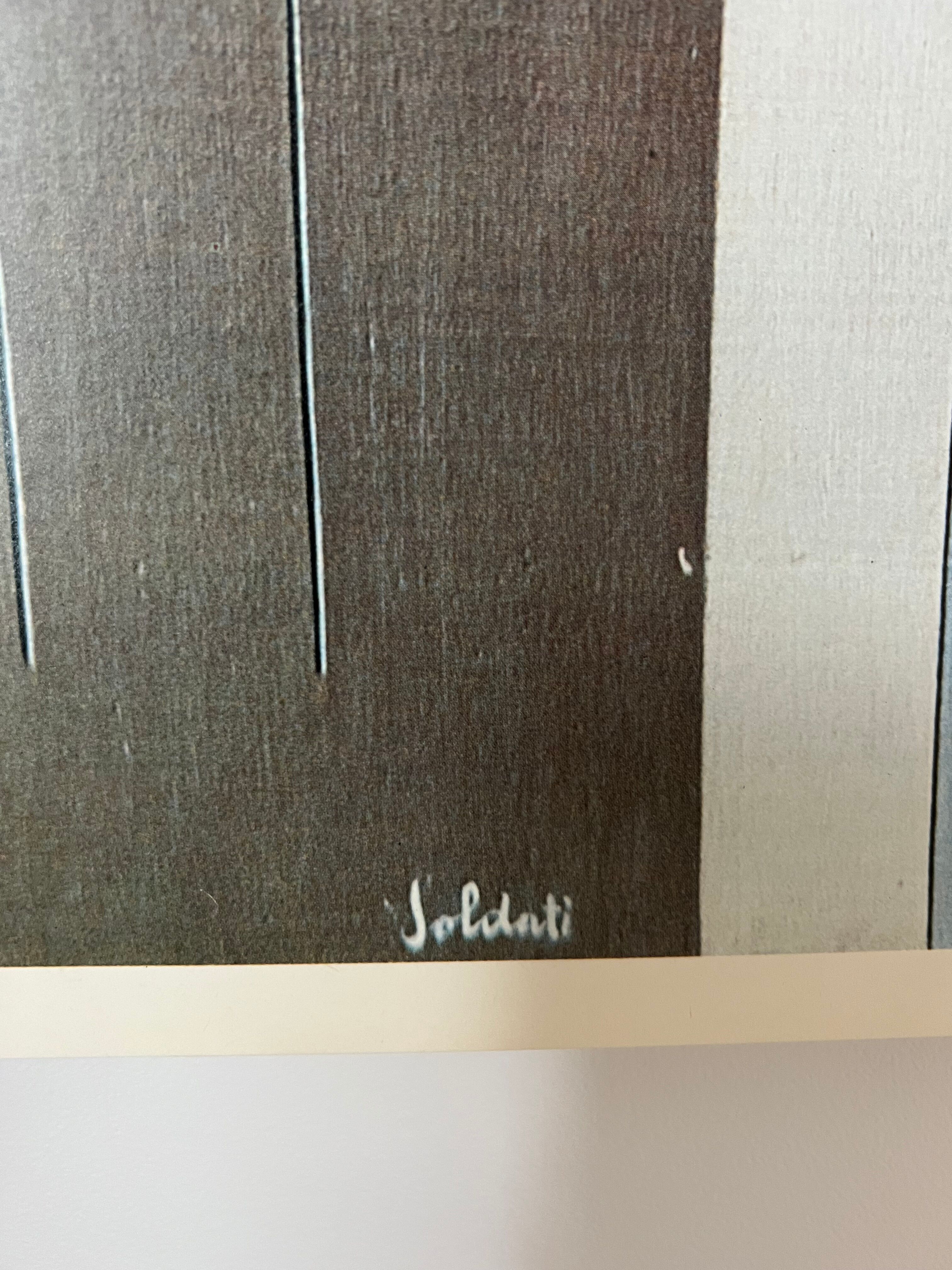 Vintage abstract art poster