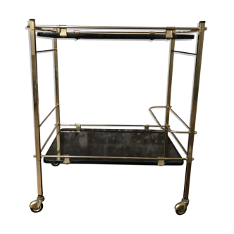 Formica and brass serving table