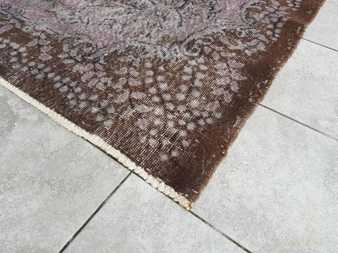 Grey Vintage Turkish Rug sku v768