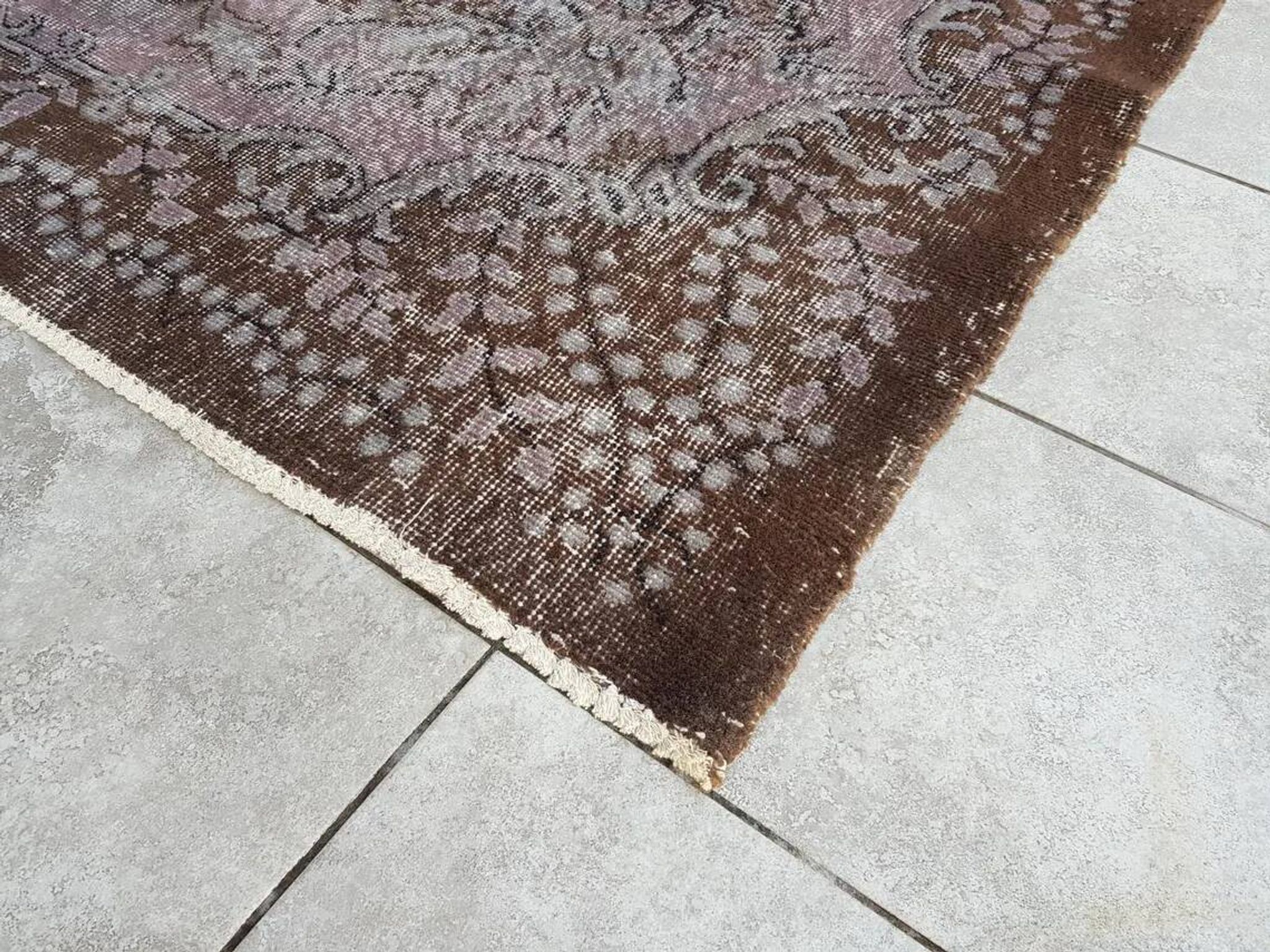 Tapis turc vintage gris sku v768