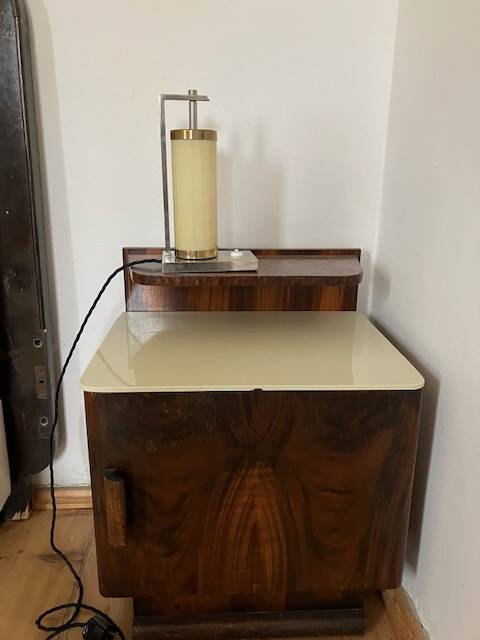 Set of Two Bauhaus / Functionalist Table or Bedside Lamps, 1930s