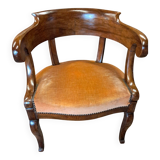 Walnut office chair