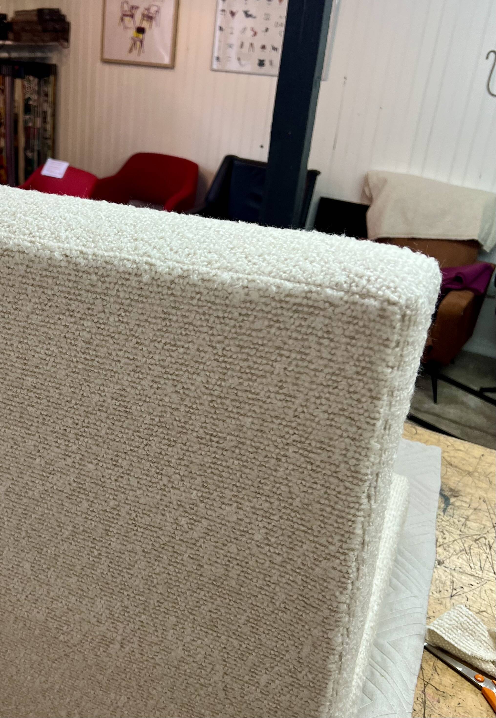 Renovated vintage armchair