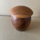 Old turned wooden box