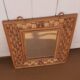 Rattan mirror