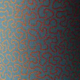 XXL Mid-Century Modern grey and orange ceramic table lamp Carstens Tönnieshof