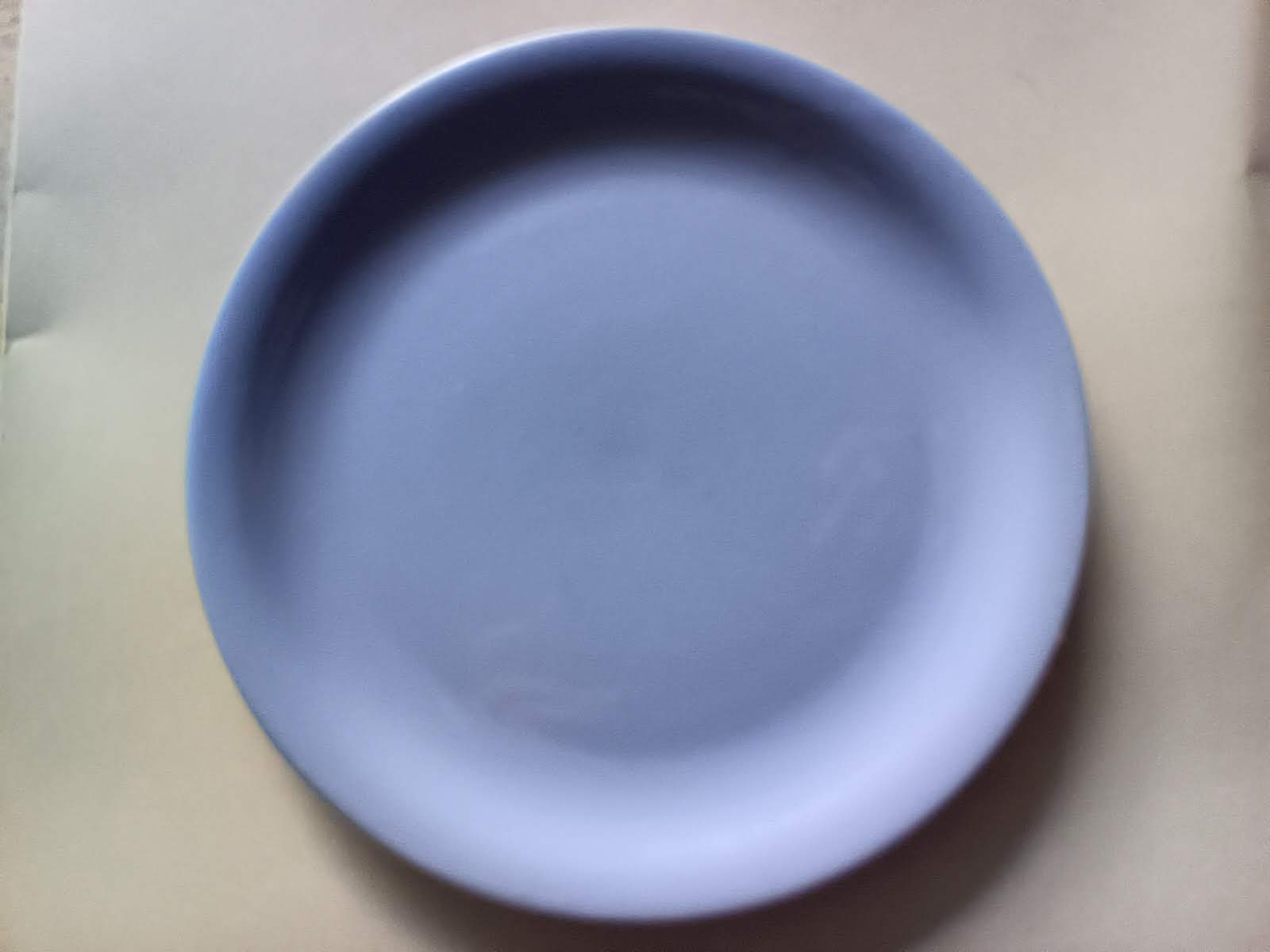 Set de 6 assiettes à dessert en faïence bleue