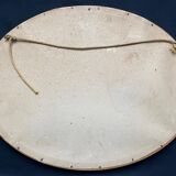 Painting (Art Deco, circa 1930) "Elegant to the fan and roses" signed André