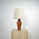 Danish table lamp by Dyrlund 1970s teak Scandinavian vintage
