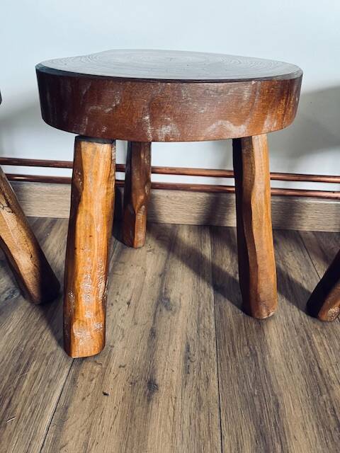 Set of 4 low stools