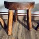 Set of 4 low stools