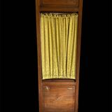Vintage wooden fabric screen