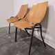 Pair of Lupina Stackable Chairs by Niko Kralj, 1970s Vintage Yugoslavi