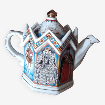 Teapot collection James Sadler Elisabeth 1st series king & queens