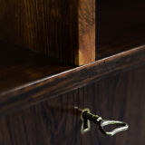 Vintage Mid-Century Danish Modern Rosewood Bookcase with Bar by Erik Brouer for Brouer Møbelfabrik,