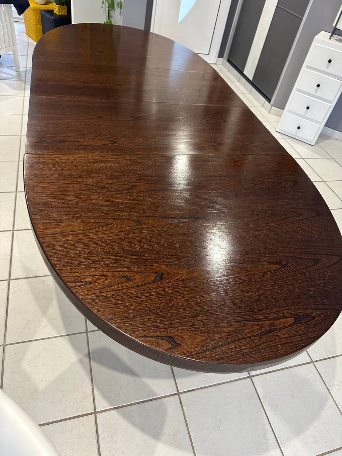 Vintage Baumann House extendable table from the 1970s