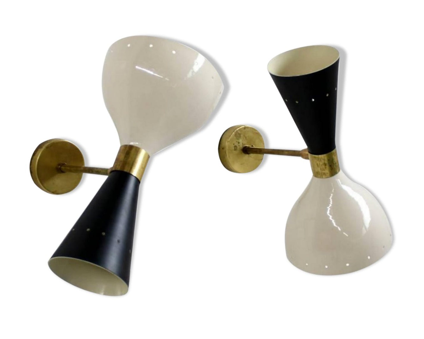 1950s-style Italian wall sconces