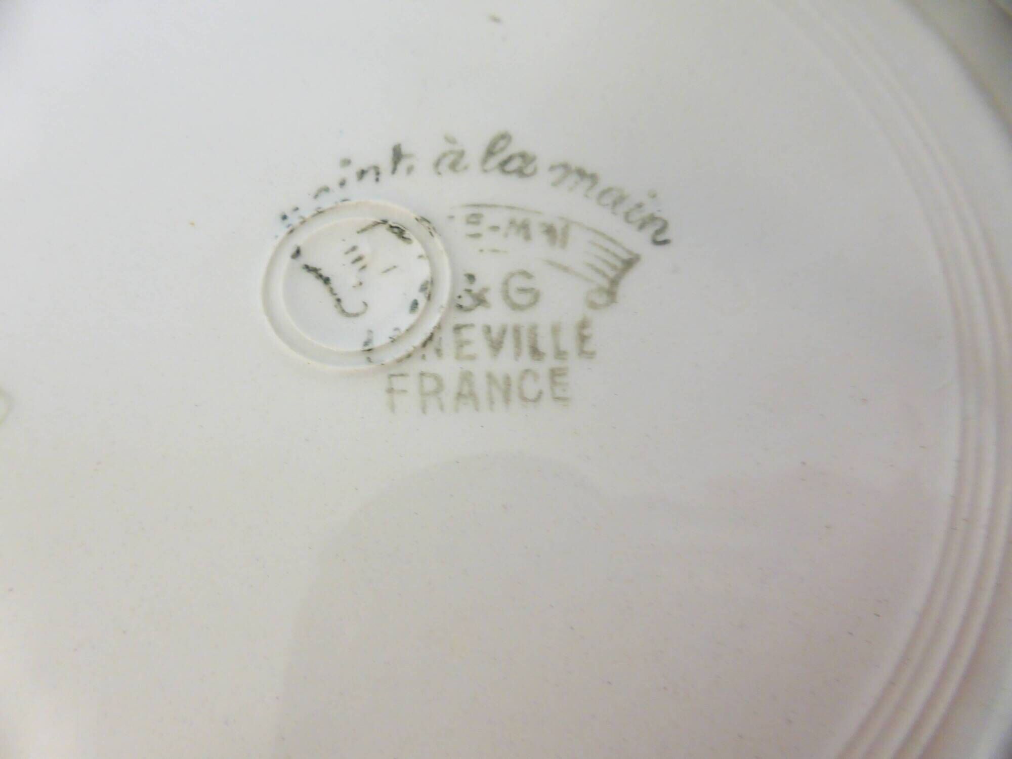 4 deep plates K&G Luneville model Rose-Mai 2106209