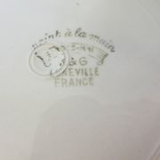 4 assiettes creuses K&G Luneville modèle Rose-Mai 2106209