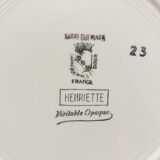 Set 6 dessert plates Sarreguemines
