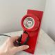Vintage Space Age Red Magnetic Table Lamp by Brilliant Leuchten AG, Germany