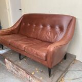 60s leather sofa