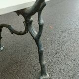 Garden bench old cast iron feet