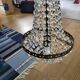 Lustre montgolfiere a pampilles