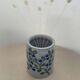 Vintage stoneware pot from Betschdorf signed TA Gilbert with olive decoration.