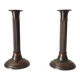 Pair of antique neoclassical candlesticks