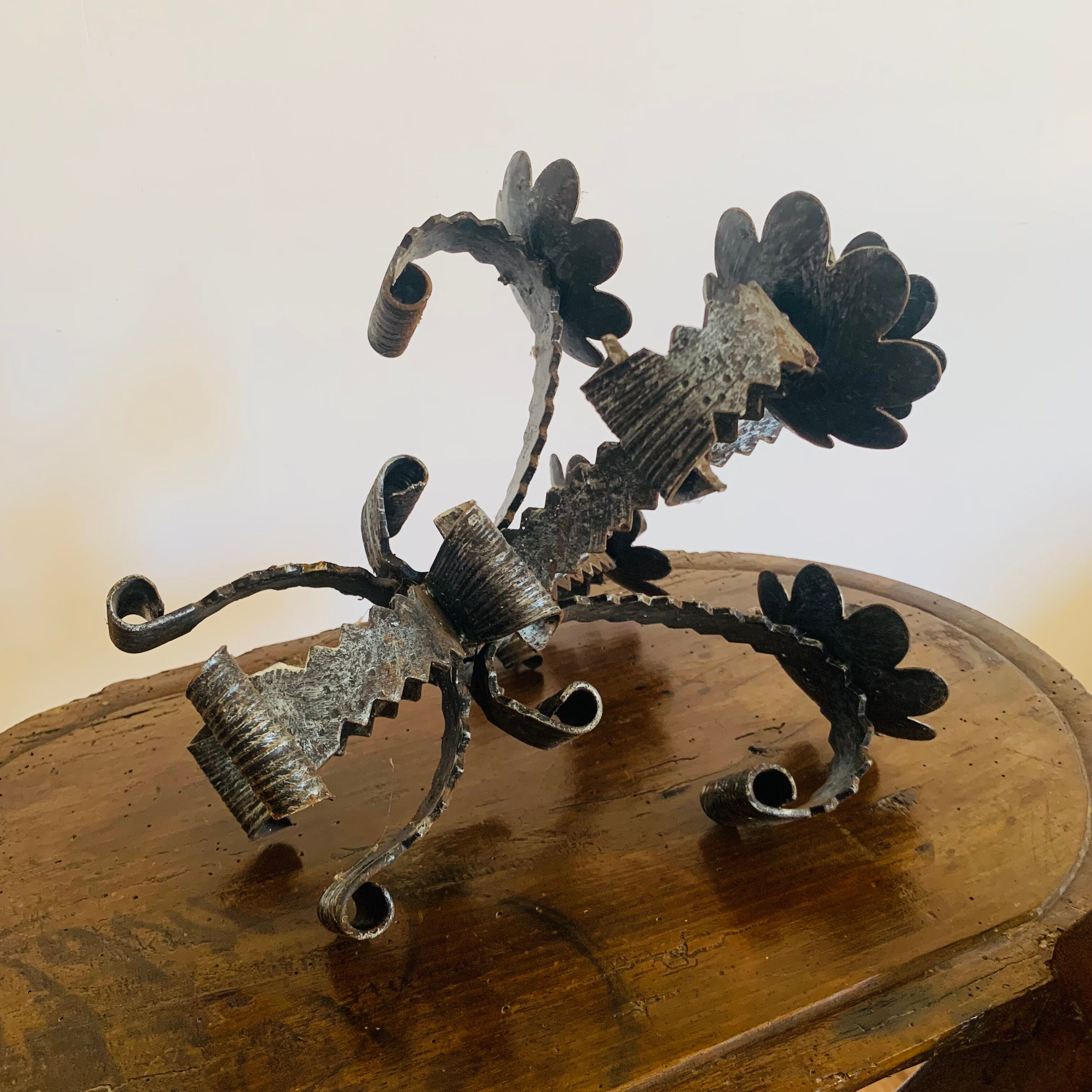 Wrought iron chandelier