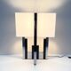 Lumica lamp in chrome metal, spain 1970