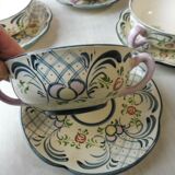 Set of soup bowls, georg Schmider Zeller décor, Dekor Favorite