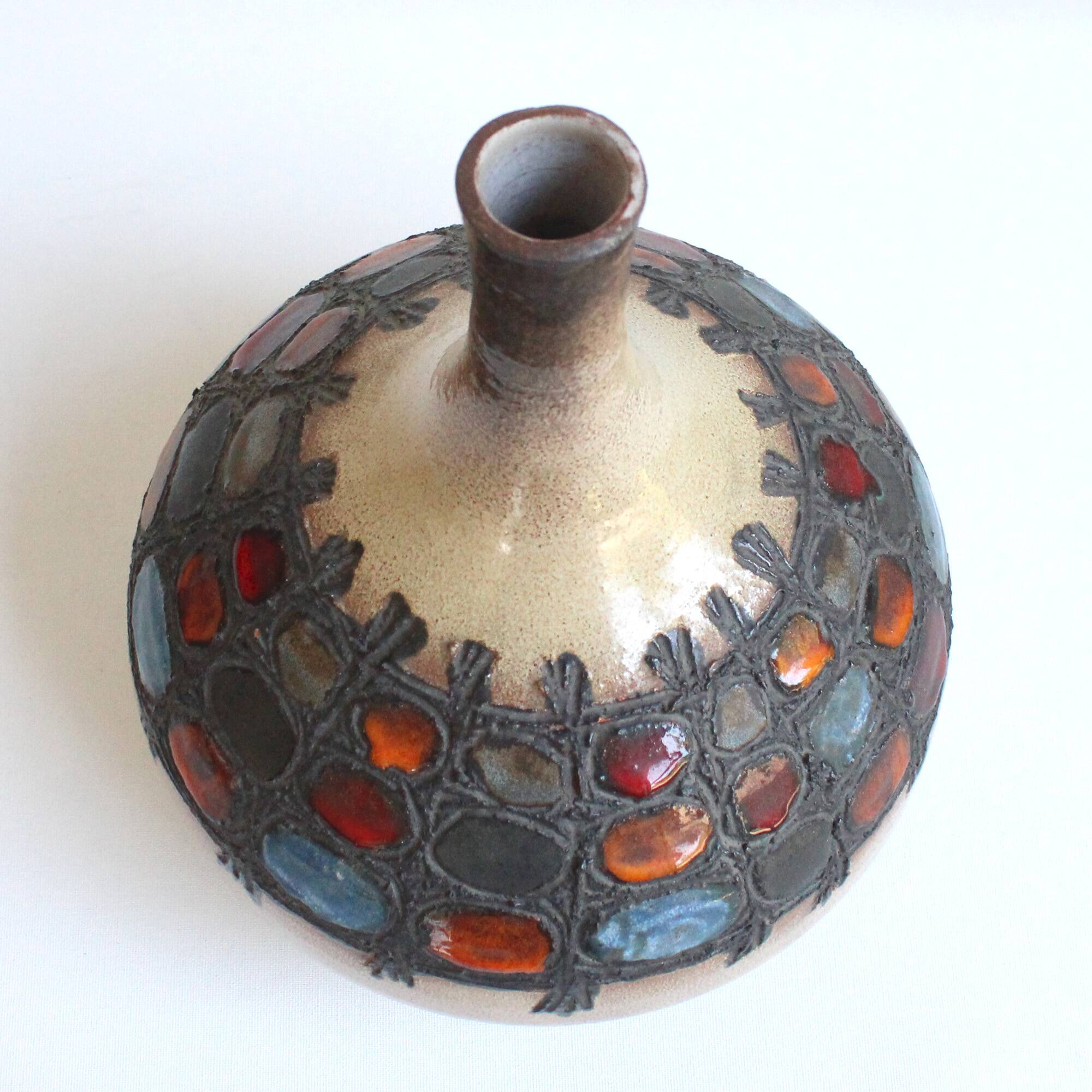 Brutalist Fig Vase 1960s - Perignem