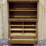 Mahogany and oak office display cabinet from the MD brand, manufactured in the 1960s - removable