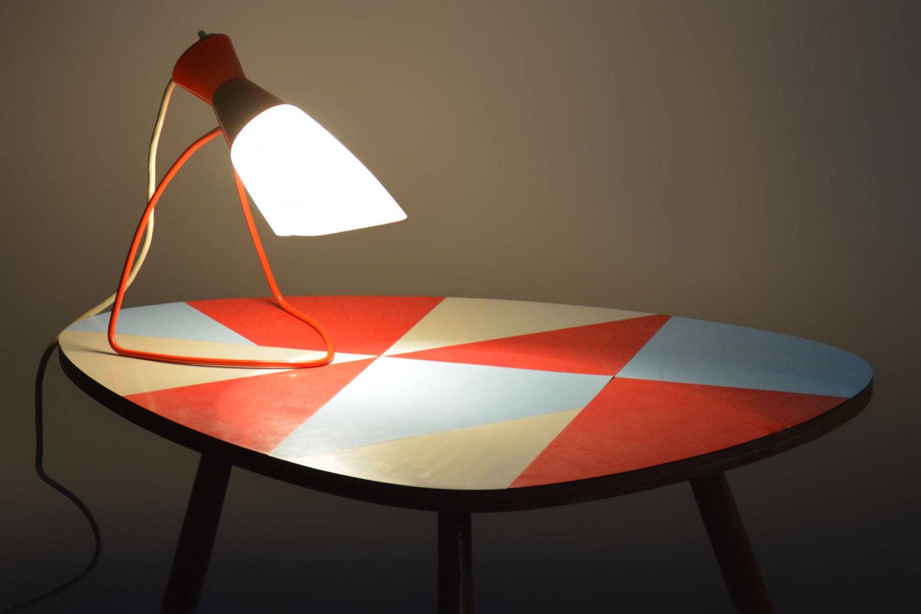 Mid-Century Czech Table Lamps attributed to J. Hůrka for Napako, 1950s, Set of 2