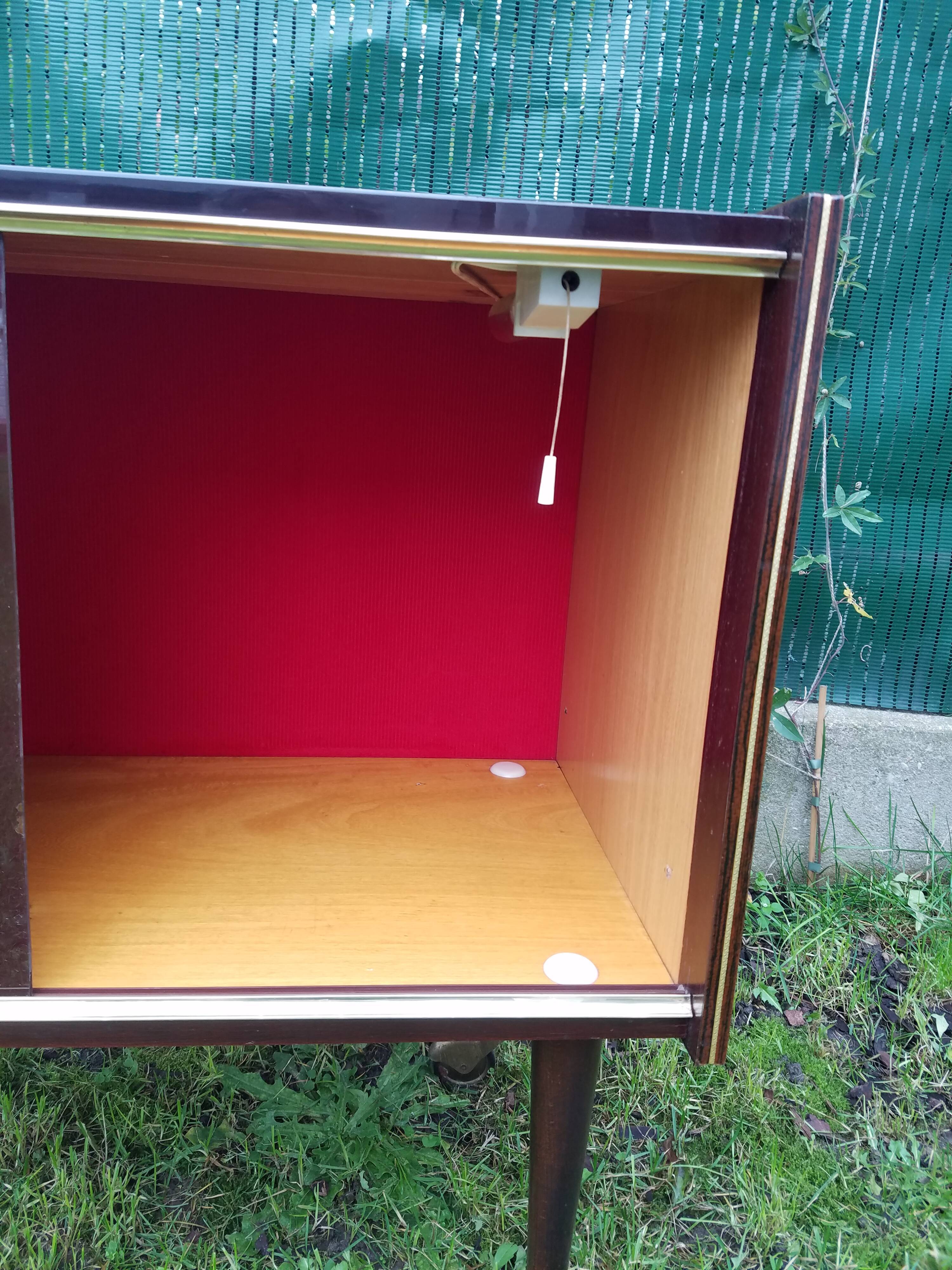 Furniture bar with wheels 70s