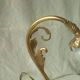 Bronze bedside table lamp 20th empire style