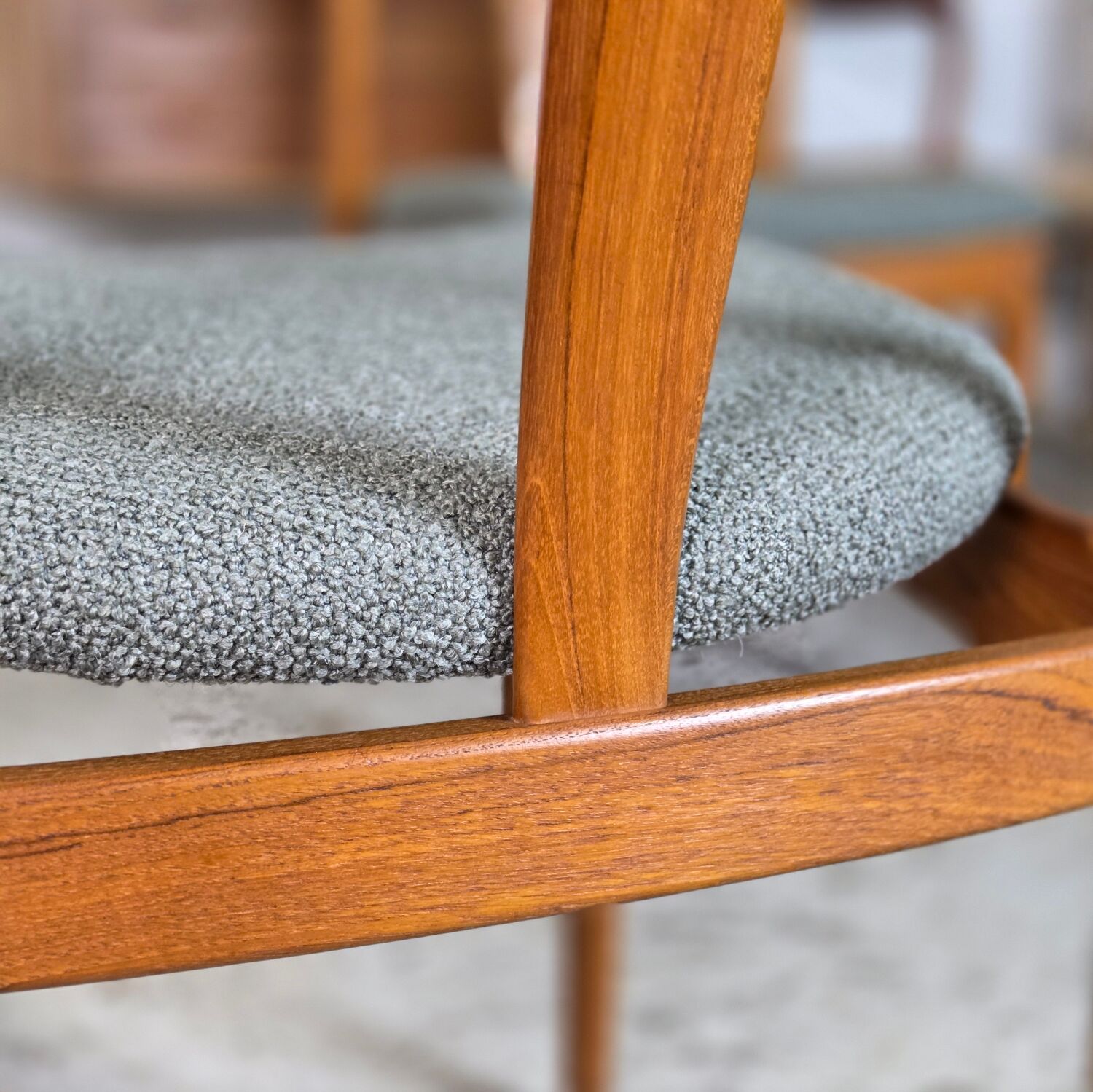 5x Johannes Andersen 'Juliane' vintage 1960s Danish chairs